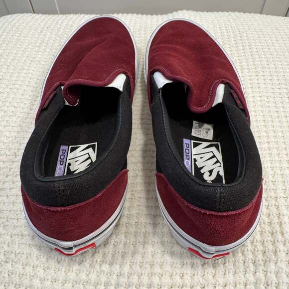 Vans Skate Slip-On Port & Black PopCush Suede - Picture 4 of 5